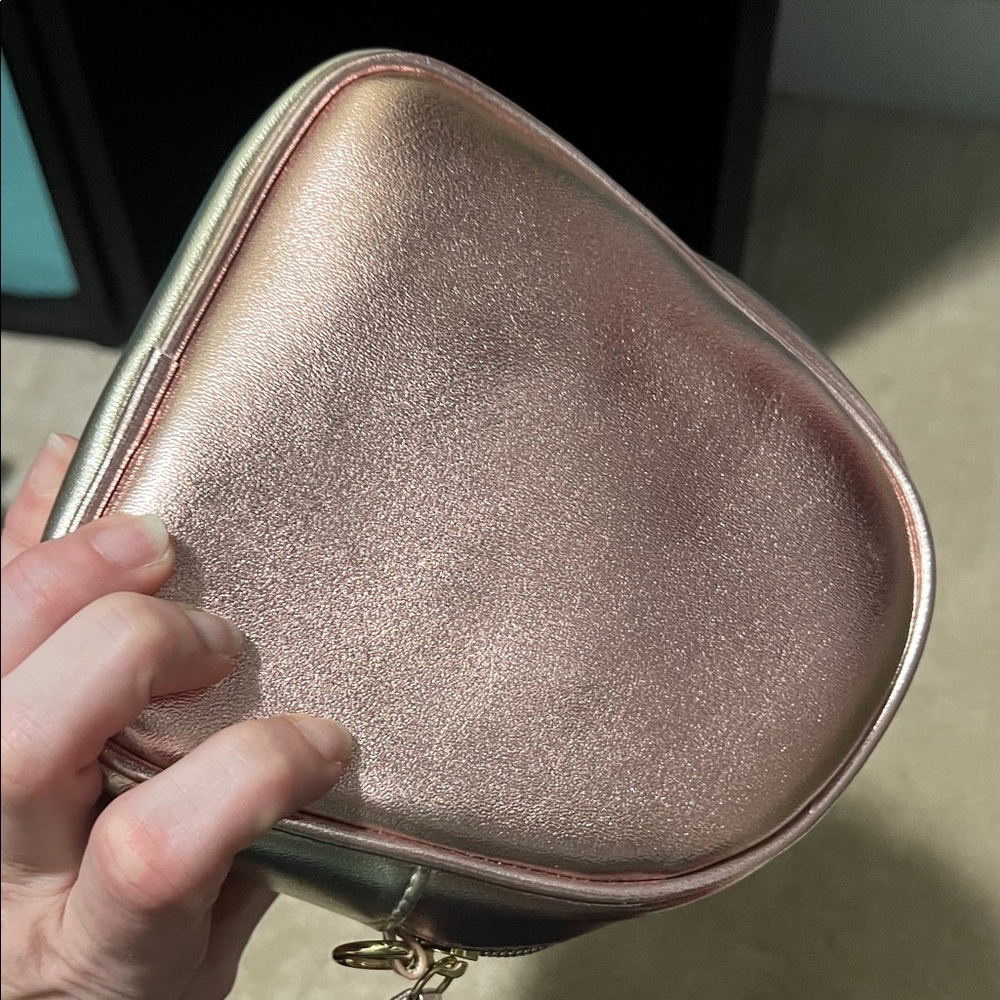 NWT Bath & Body Works Rose Gold and Silver Mini Backpack Crossbody - Picture 7 of 7